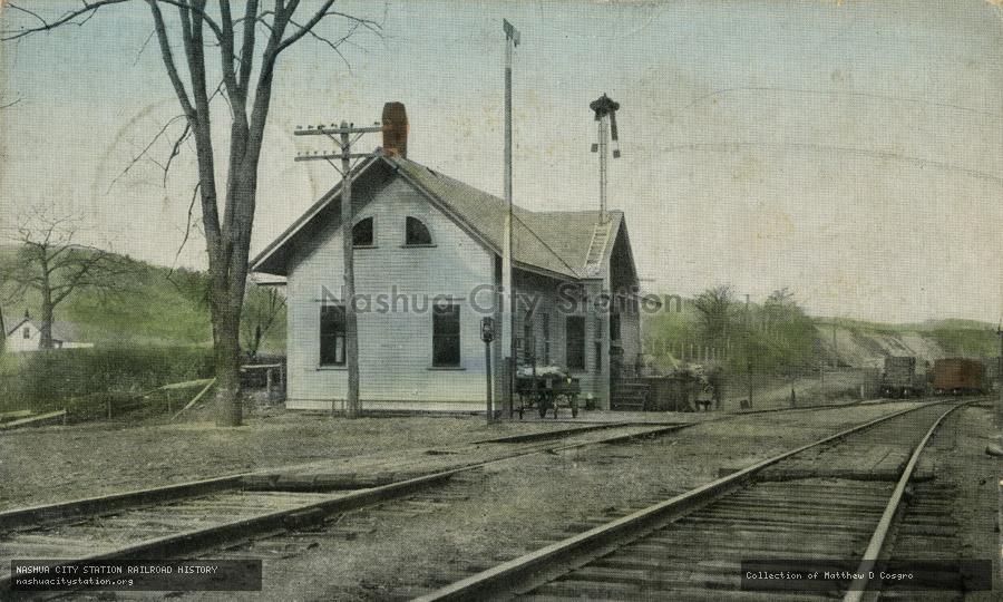 Postcard: Swainboro Depot, West Rumney, N.H.